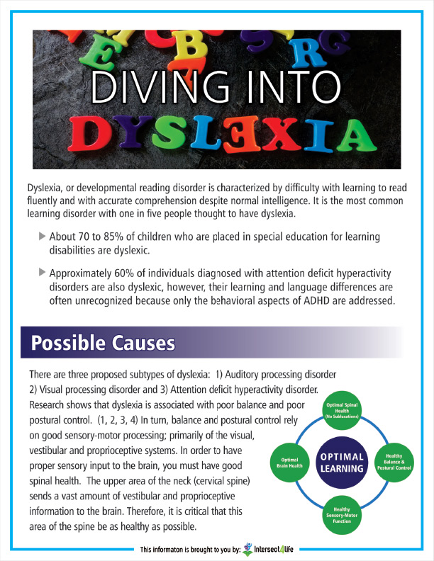 Chiropractic Evergreen CO Diving Into Dyslexia